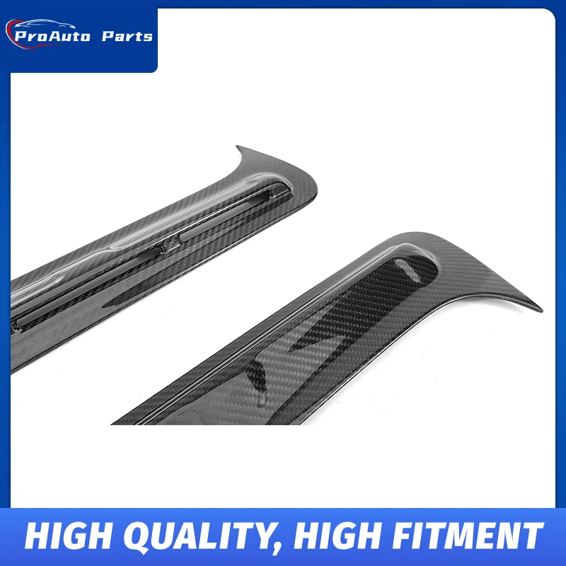 منفذ هواء على شكل حرف D من ألياف الكربون الجافة على طراز مانسوري لسيارة Mercedes-Benz G-Class W464 فتحة تهوية خارجية من الكربون الجاف على شكل حرف D #4