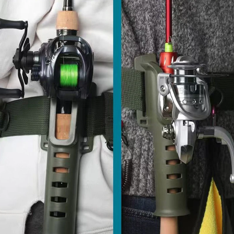 

Portable Pole Inserter Fishing Rod Multi-function Quick Rods Rack Reusable Fishing Rod Holder Belts Outdoor Insertion Rod Device