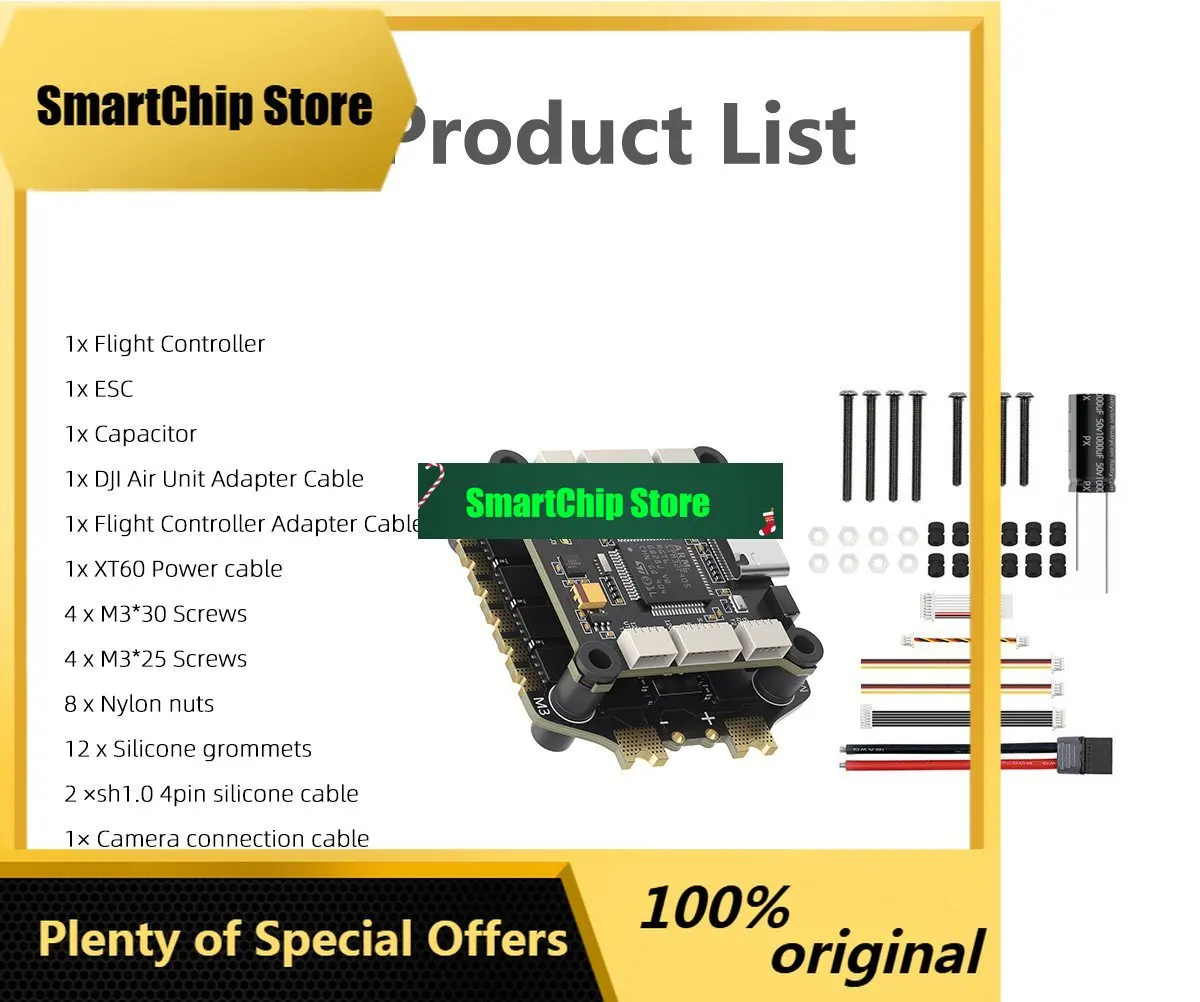 SmCpGEPRC TAKER F405 BLS 65A V2 STACK​ With TAKER H65_8S_BLS 65A 4IN1 ESC And The Latest 42688-P Gyroscope