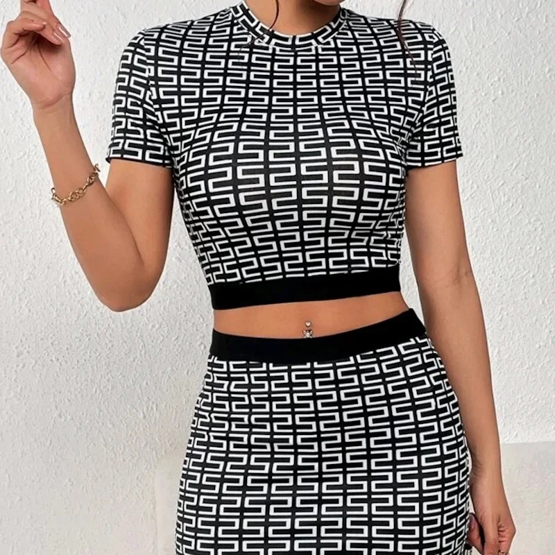 two-piece skirt set