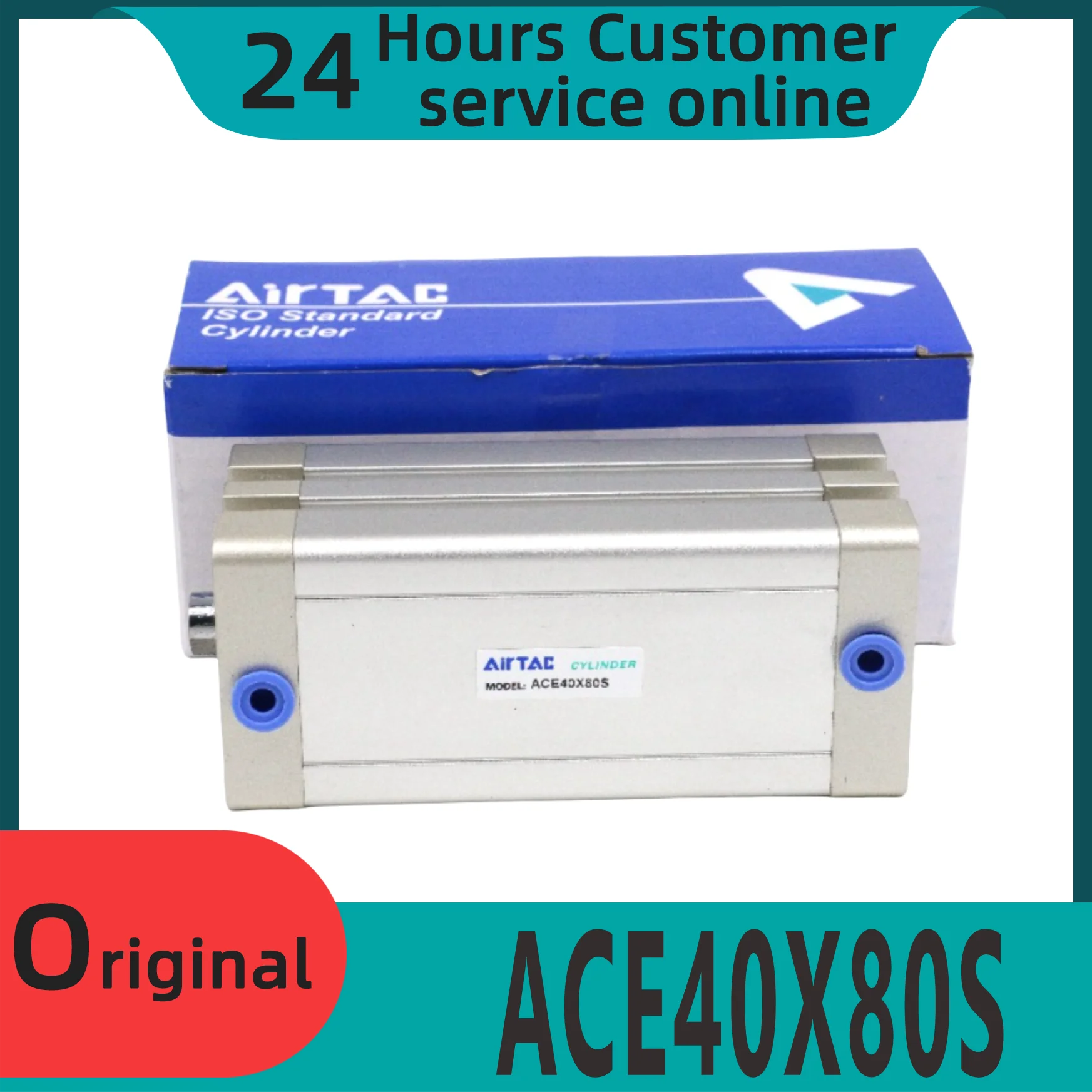 

Brand new original compact cylinder ACE40X80S ACE40X70S ACE40X75S ACE40X90S ACE40X100S ACE40X110S
