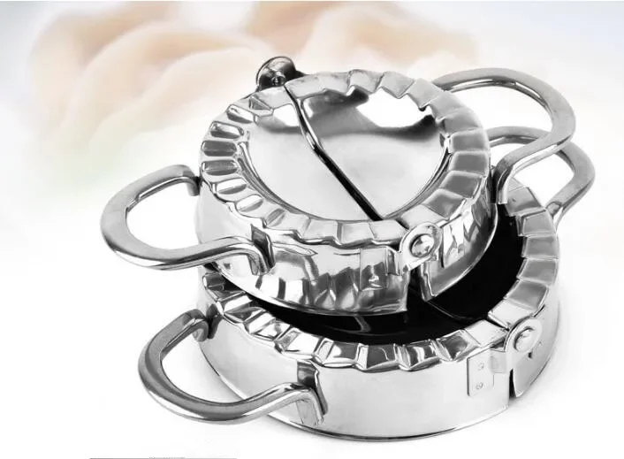 

Stainless Steel Dumpling Maker Pastry Tools Wraper Dough Cutter Pie Ravioli Dumpling Mould OK 0963