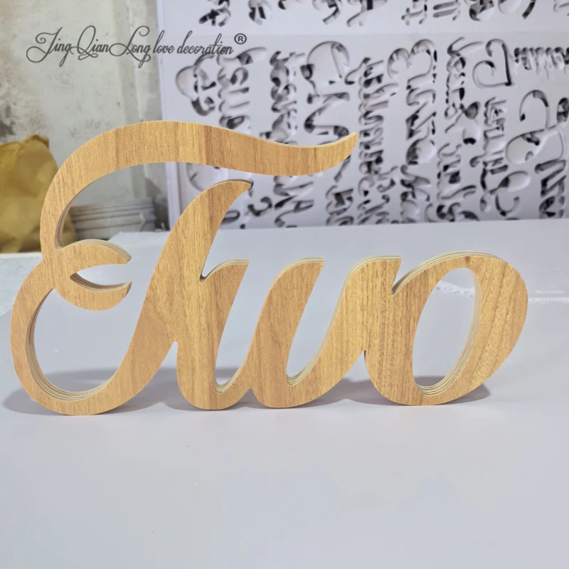 Custom Made Wooden Number '1 2 3 4' Sign Cake Smash First Birthday Photo Shoot Photography Prop for Baby