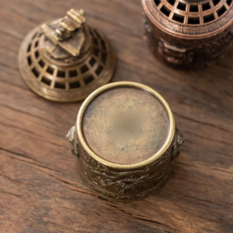 Chinese Style Dragon Prosperity Incense Burner Zen Ornaments Auspicious Cloud Shape Incense Holder Home Crafts