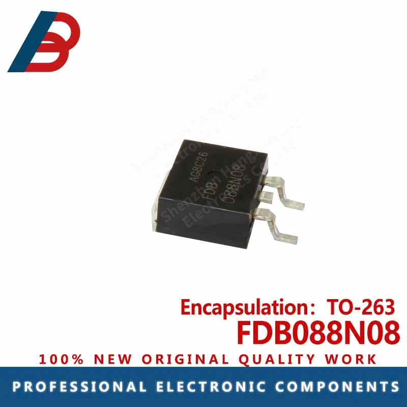 10pcs   FDB088N08 80V 85A single N-channel TO-263 MOS FET