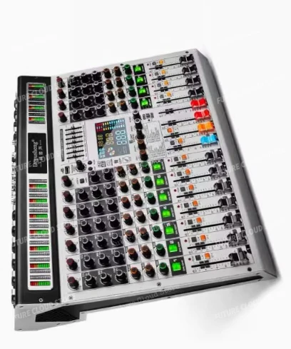

Профессиональный мощный аудиомикшер, консольный микшер Power Soundcraft, 12-канальный цифровой микшер 99 DSP Bluetooth USB