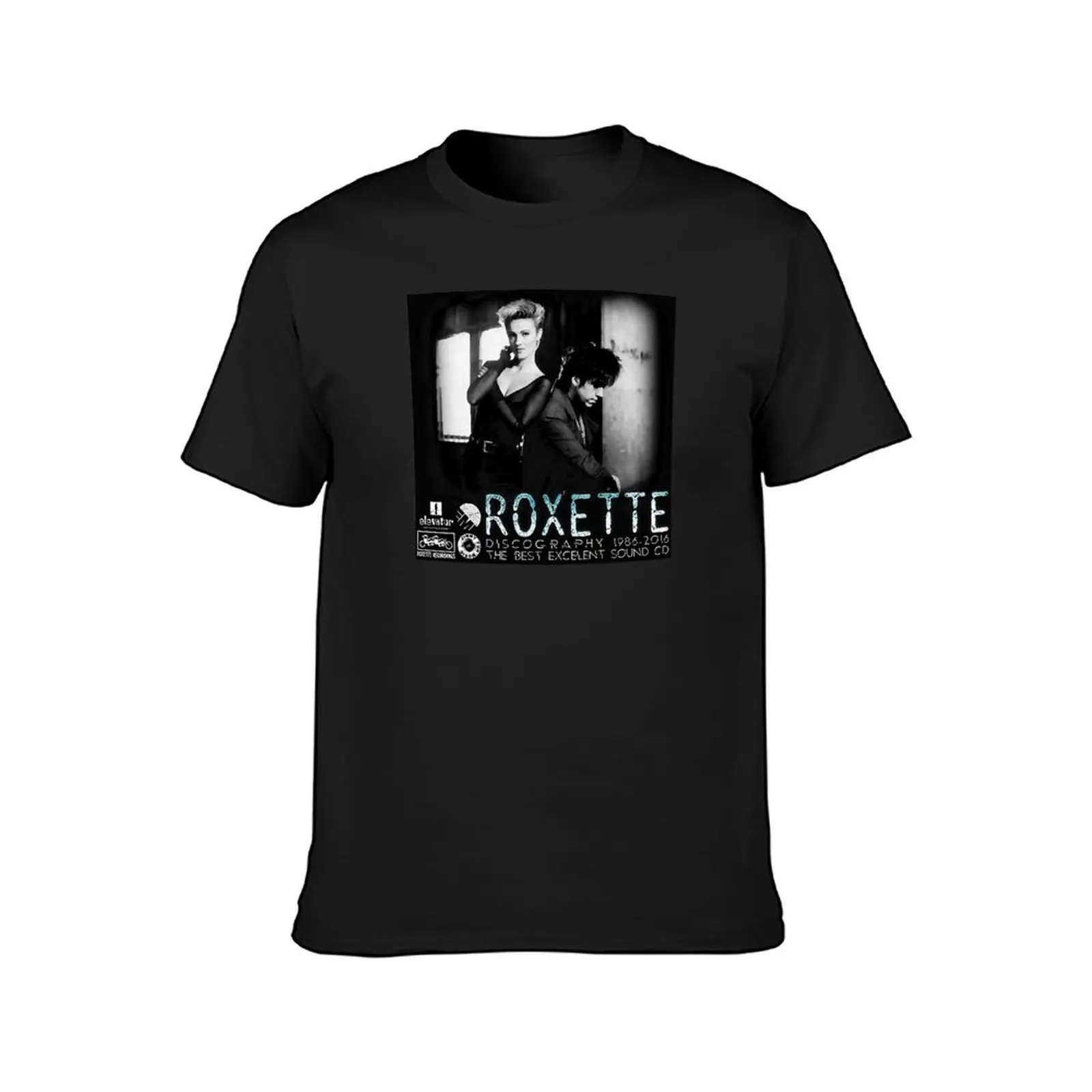 Roxette T-Shirt quick-drying korean fashion mens plain t shirts