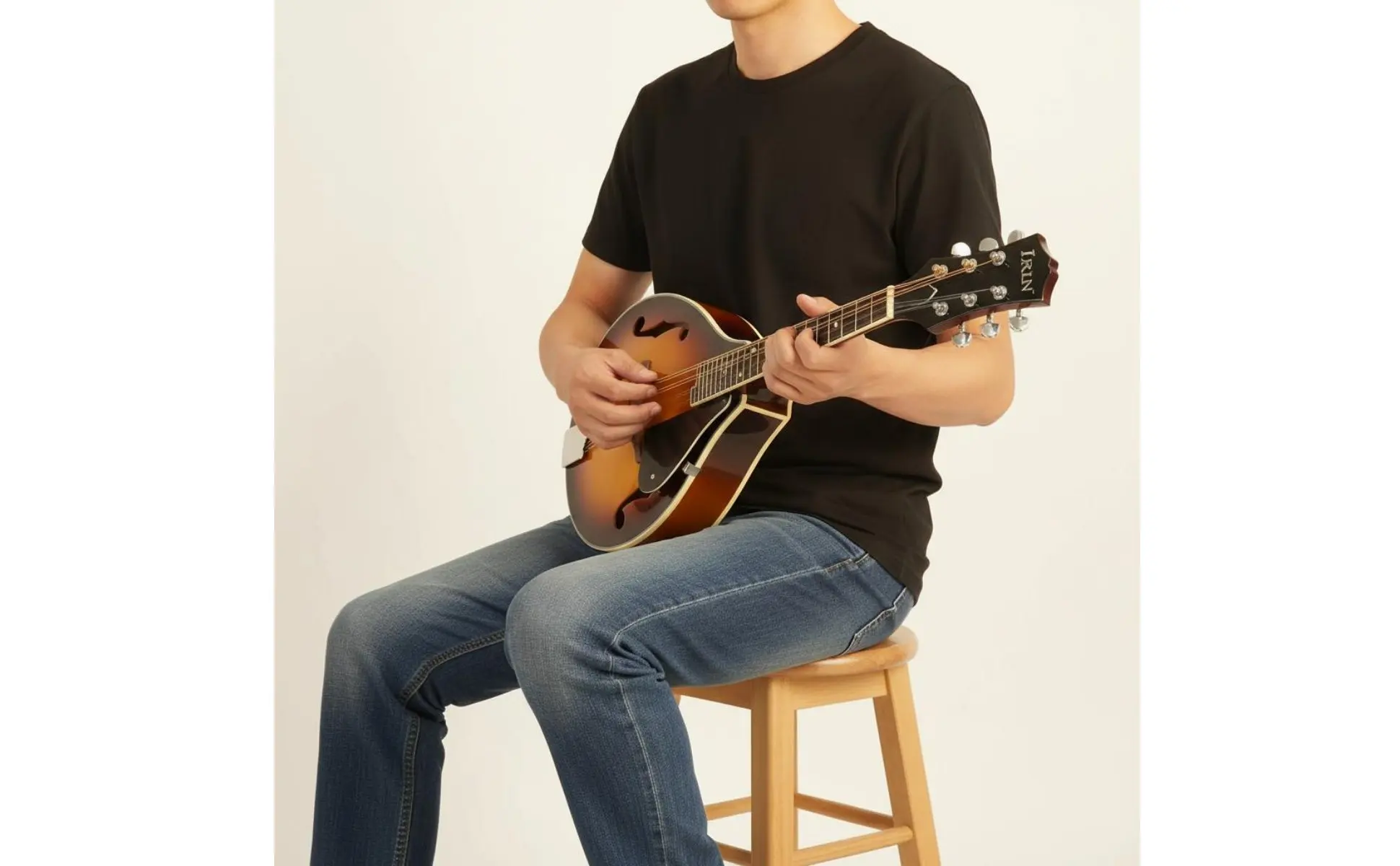 8-String Mandolin Hand-Friendly Shape Two-Tone Gradient Mandolin