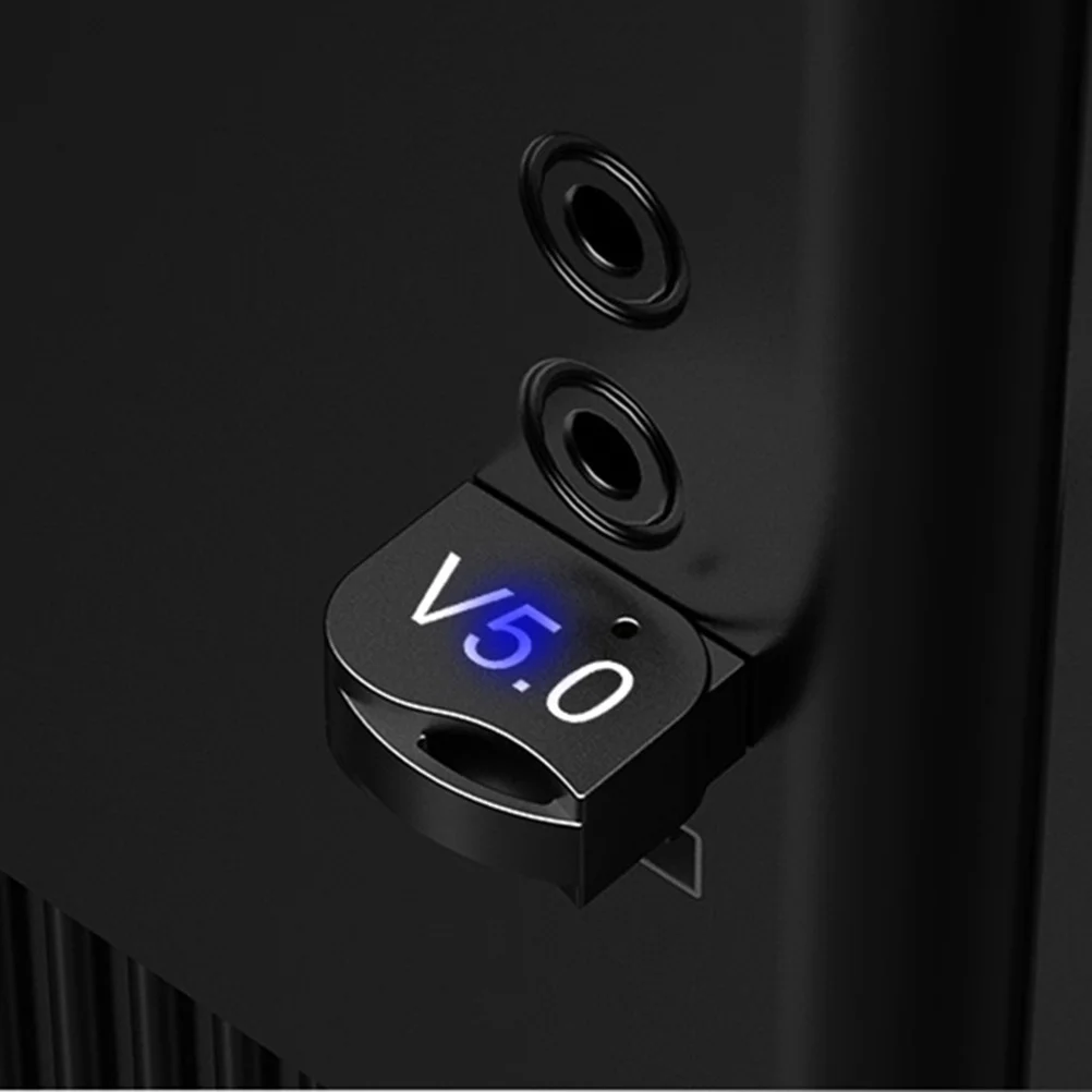 

Adapter 5.0 Usb Transmitter Receiver For Laptop Desktop Home Office Portable Aux Receiver Wireless Audio Device For