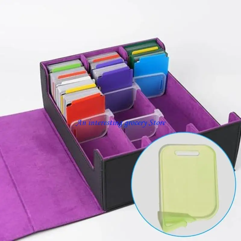 

652D 5Pcs Card Box Divider Clapboard Partition Board Portable Drawer Separators Board