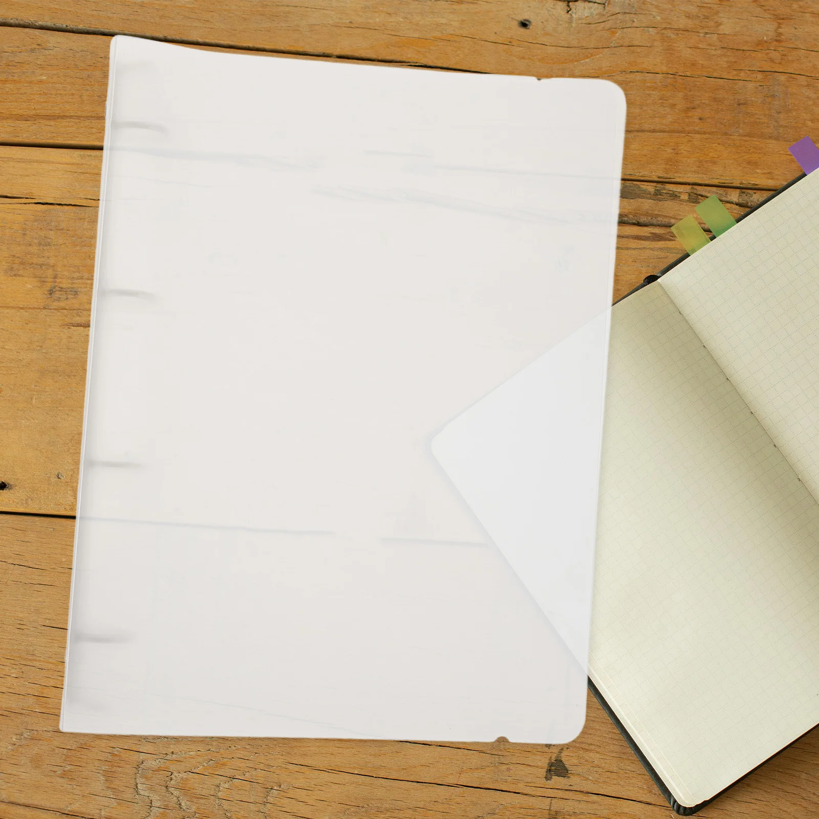 Carpeta de archivos A4 con acabado mate, carpeta de archivos de Pp con Clip de acero para oficina, escuela, uso comercial, carpetas organizadoras de hojas sueltas