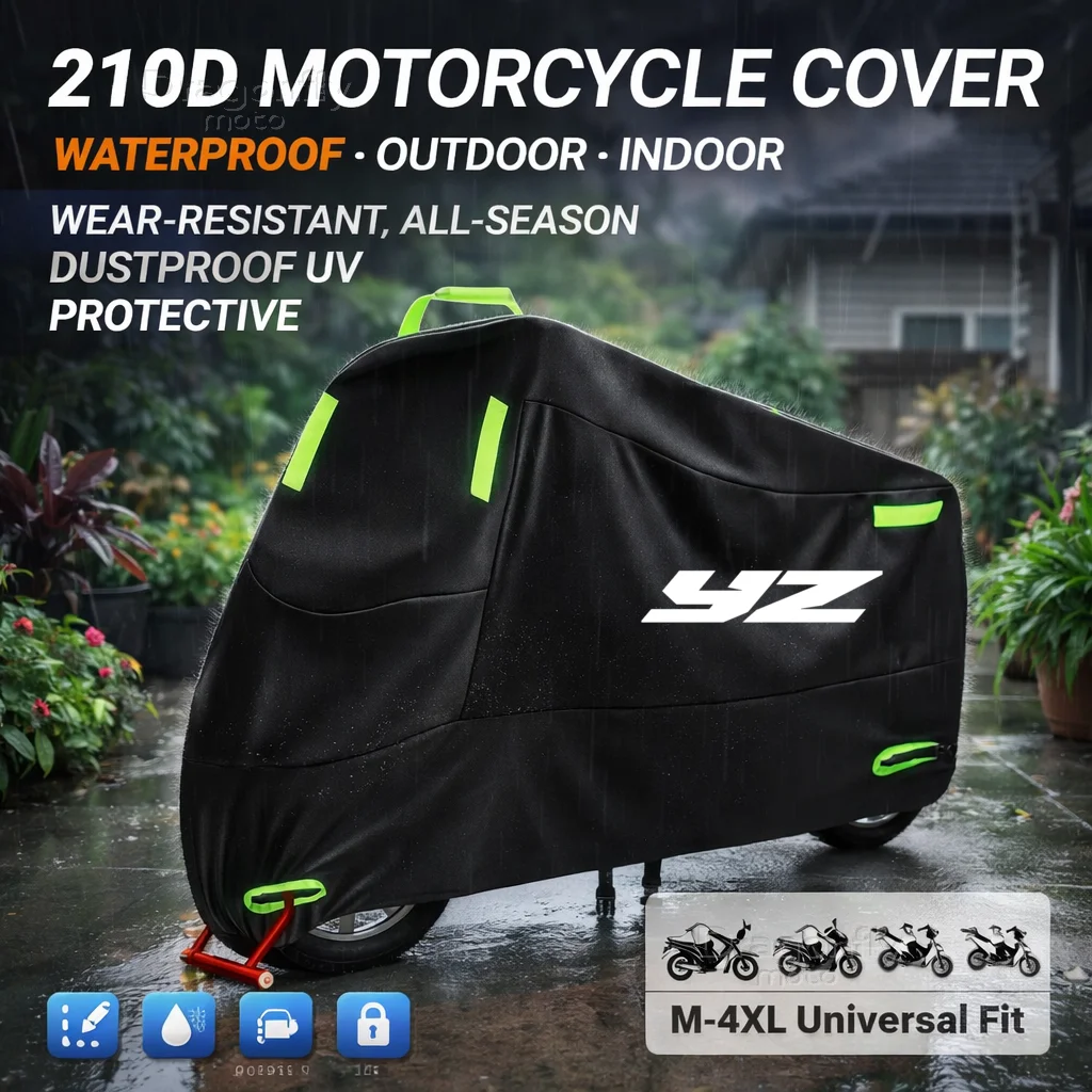 

For YAMAHA YZ 125 250F 250FX 450F 450FX 250 450 F FX Motorcycle Cover Waterproof Outdoor Scooter UV Protector Rain Cover