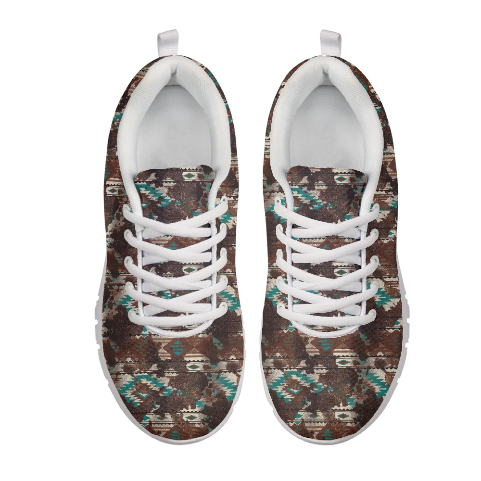 Coloranimal Lightweight Lace Up Running Sneakers for Men Mens Sports Tennis Shoes for Walking Leopard Print
