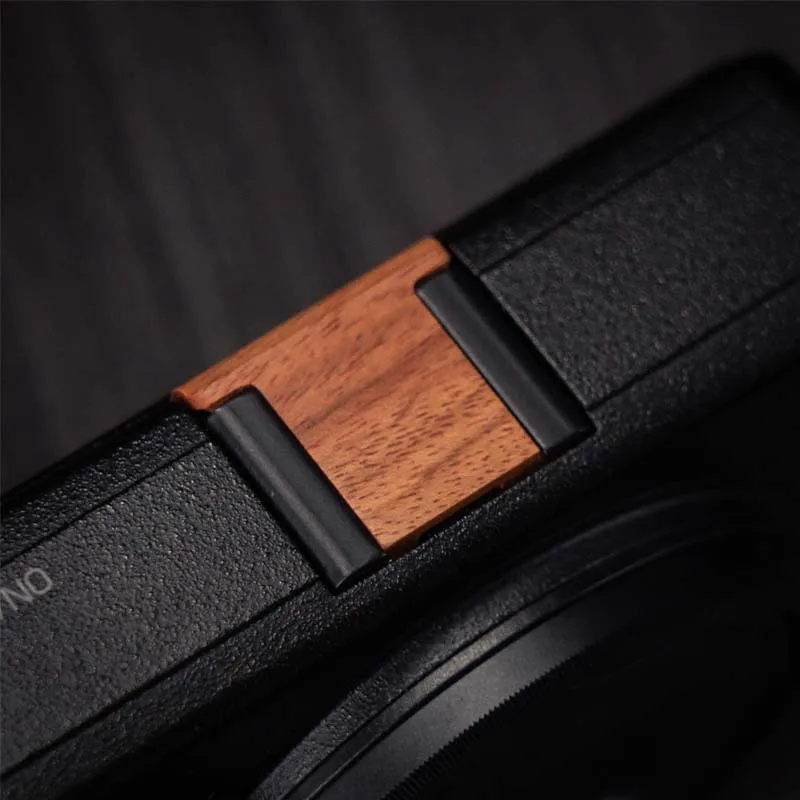 YUWOOD Уютный чехол из цельного дерева, подходит для камеры, чехол для горячего башмака для Ricoh GR4