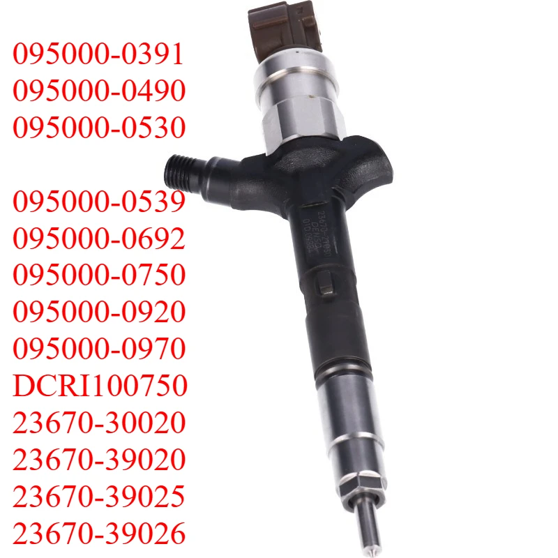 Nozzle Common Rail Engine Fuel Injector For TOYOTA Land Cruiser 90 PRADO 00-09 23670-30020 095000-0391 095000-0490 095000-0530