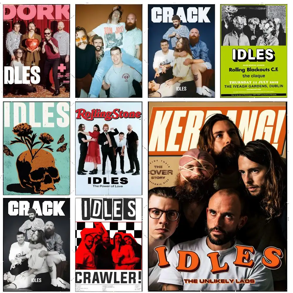 Band Rock I-IDLES Poster Premium Decor Art & Gift for Household Lounge Home Ornaments