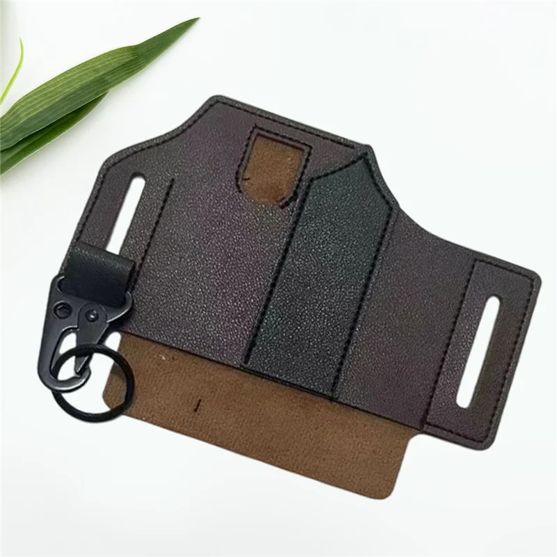 ABBP-Portable Outdoor Camping Hunting Multi Tool Belt Bag Tactical PU Pocket Holster Storage Waist