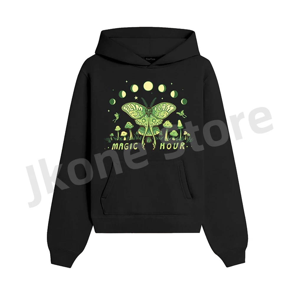 Flamingo Hoodies Flim Flam Moth Youth Merch Print Winter Unisex Fashion Funny Casual Sweatshirts