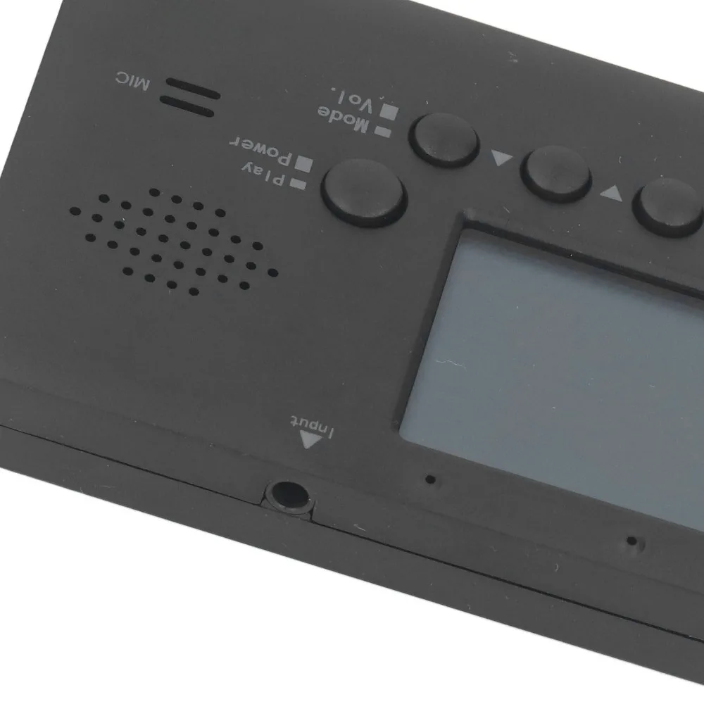 High Sensitivity​ Wind Instrument Tuner​ ​Large LCD Display​ Plastic soft pad keys ​Electronic Metronome​ ​3 Modes​