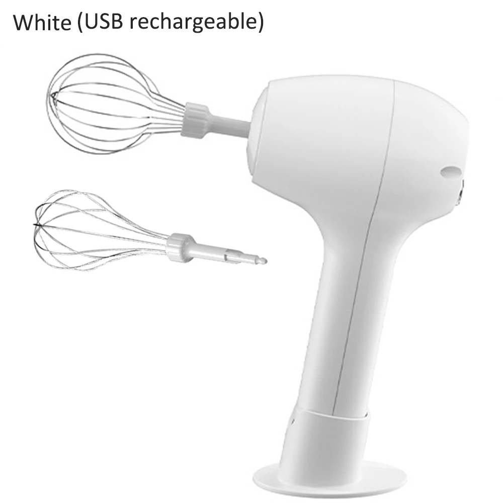 USB Electric Milk Frother Whisks Egg Beater Portable Mixer Battery/Rechargeable Kitchen Handheld Automatic Frother Foamer