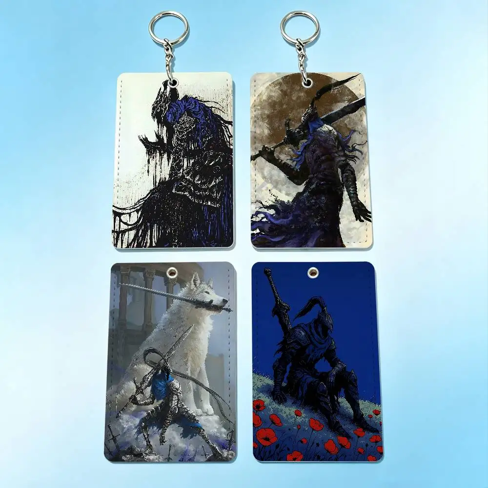 

D-Dark S-Souls Game Cool Card Holder Keychain Badge Holder Card Pass Hang Rope Lariat Lanyard for Key Rings Accessories Gift