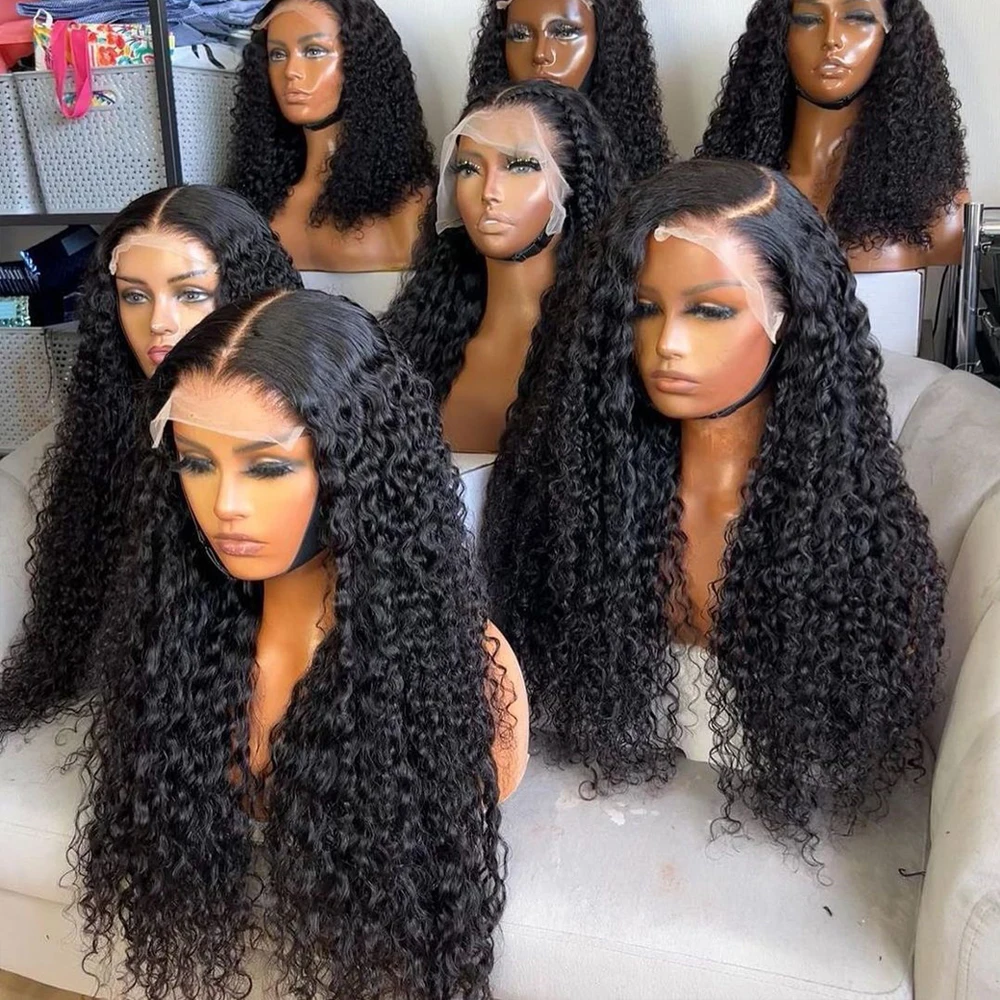 Deep Wave Frontal Wig 13x6 Lace Front Human Hair Wigs For Women Loose Deep Wave Wig Hd Transparent Water Wave Lace Frontal Wig