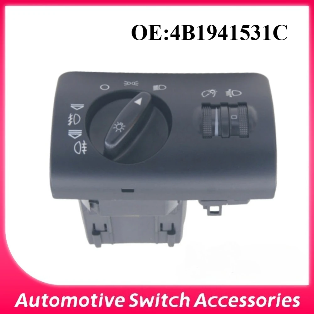 4B1941531C Для Audi A6 1997-2005 Панель переключателей управления фарами и противотуманными фарами 4B1 941 531C Для Volkswagen