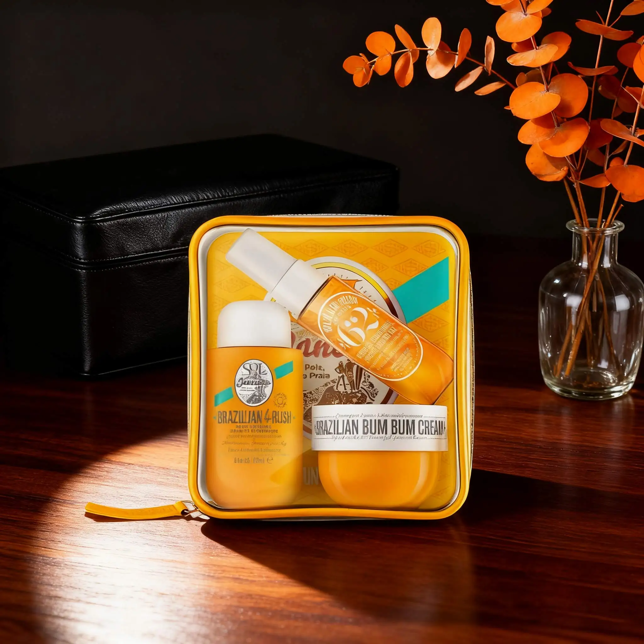 

OL de Janeiro Limited Edition Fragrance Set! It contains fart cream, four in one bath gel and body obsessed spray