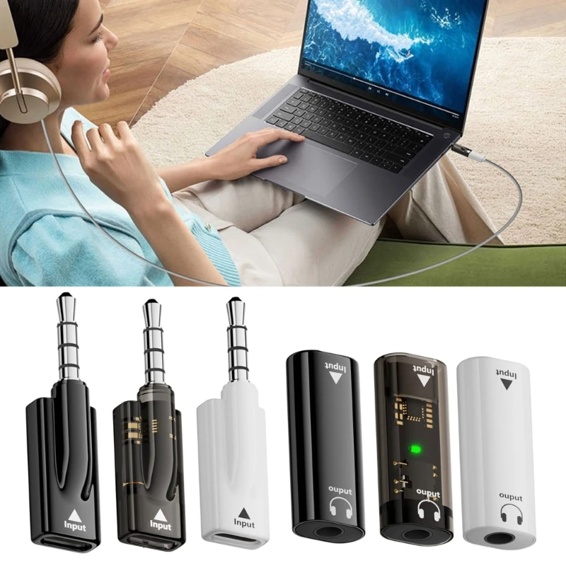 

Универсальный звуковой преобразователь типа C, 3,5 мм, долговечность, для путешествий на открытом воздухе H8WD