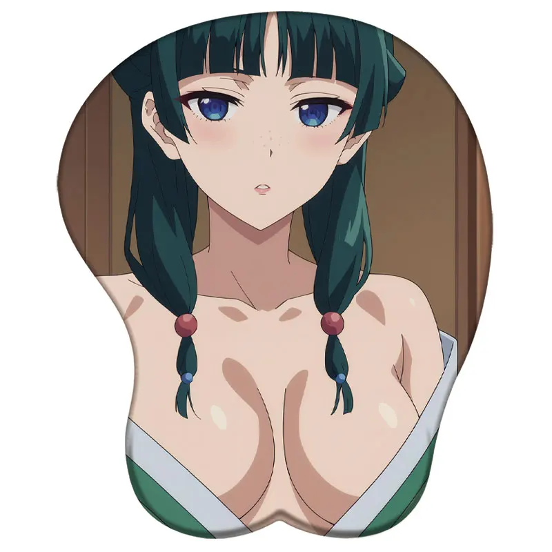 The Apothecary Diaries 3D Silicone Mousepad Anime Maomao Meimei Wrist Support Mouse Pad Manga Hentai Sexy Wrist Rest Mouse Mat view 5