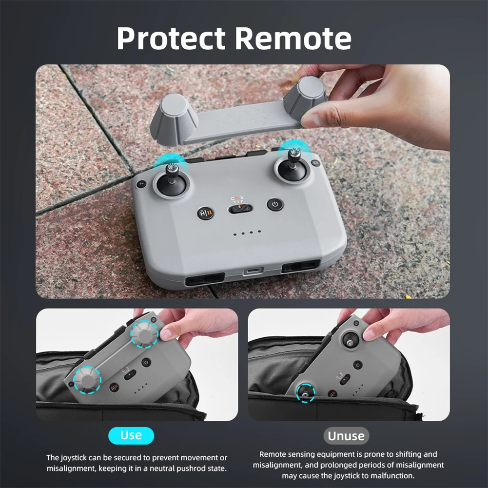 الروك عصا التحكم حامي التحكم عن بعد غطاء غبار متحكم الأصابع xbox one الغطاء الواقي ل DJI MINI 4 PRO RC-N1/N2/N3 تحكم عن بعد