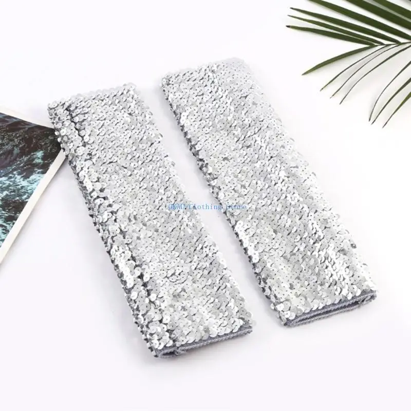 N0PE Sparakling Sequins ARM Bands COOL ARM SLEEVE cho lễ kỷ niệm và khiêu vũ