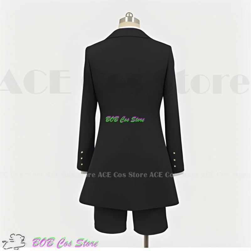 Anime Black Butler Ciel Phantomhive Smile Cosplay Costume Man Top Shorts Funeral Mourning Outfit Wig Halloween Gothic Style Suit