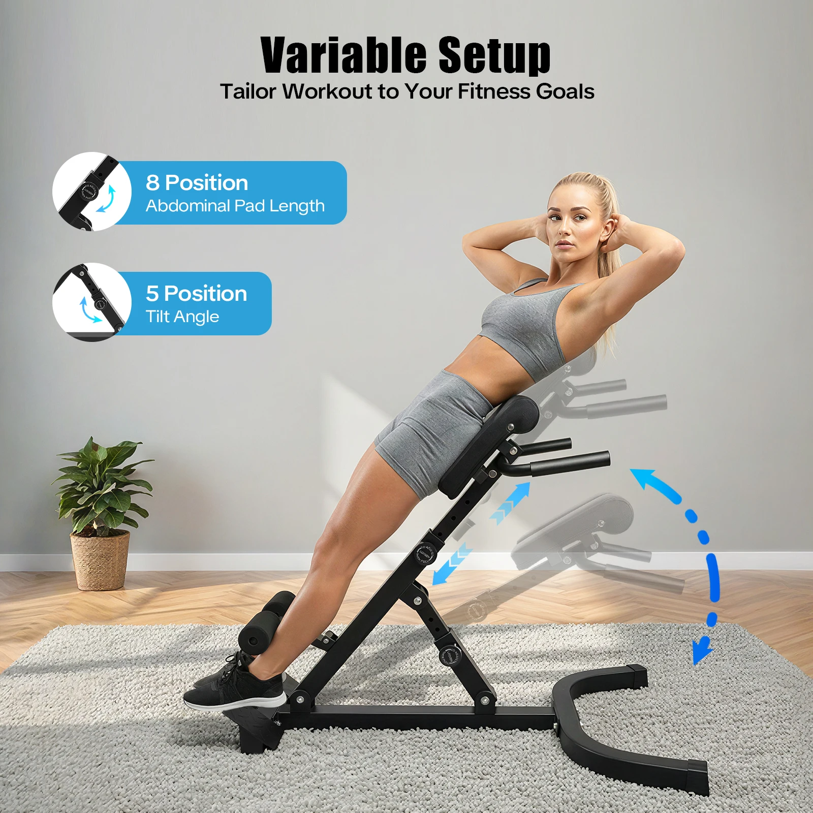 Multi-Functional Adjustable Ab - Home Gym Weight Bench recension och pris