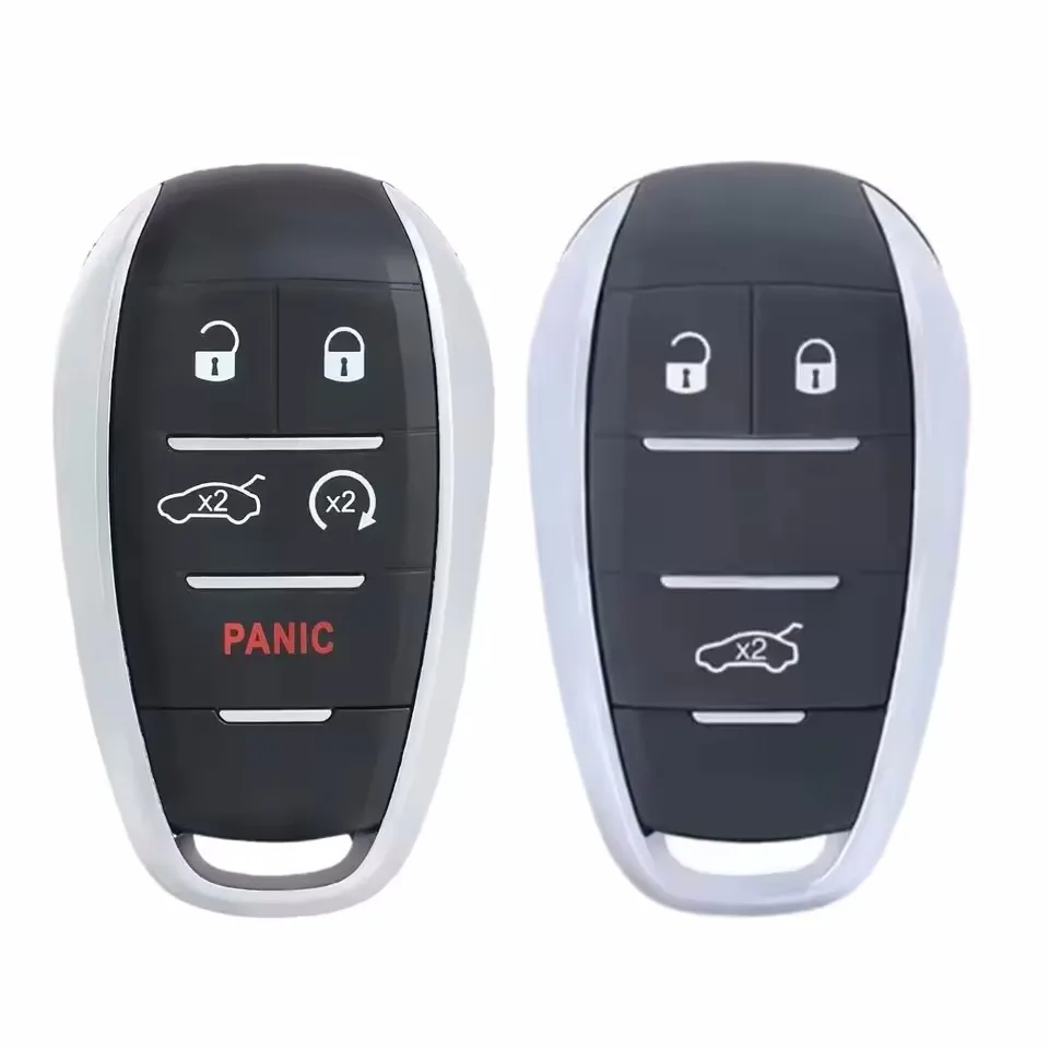 

KEYDIY 3/5-кнопка для Alfa Romeo Giulia Stelvio 2017 2018 2019 2020, брелок без ключа, смарт-пульт дистанционного управления, чехол для автомобильного ключа