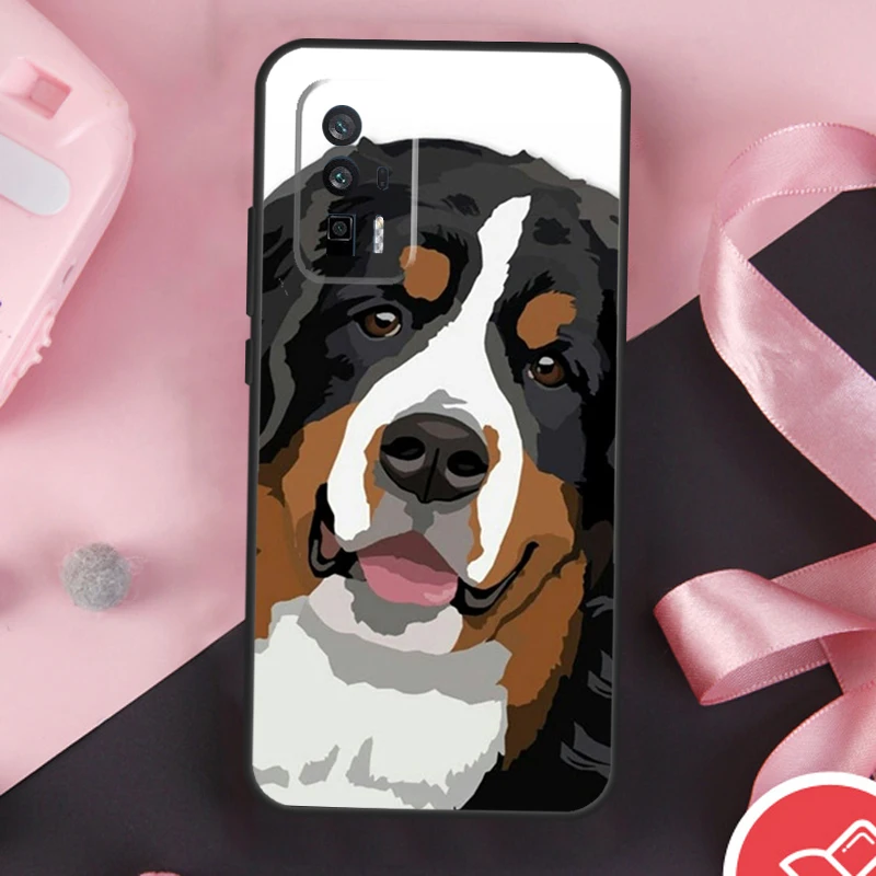  Bernese Mountain Dog Case For POCO F6 Pro X6 X5 X3 F3 F5 M6 M5s Xiaomi 14 Ultra 12 13 Lite 11T 12T 13T Pro Cover