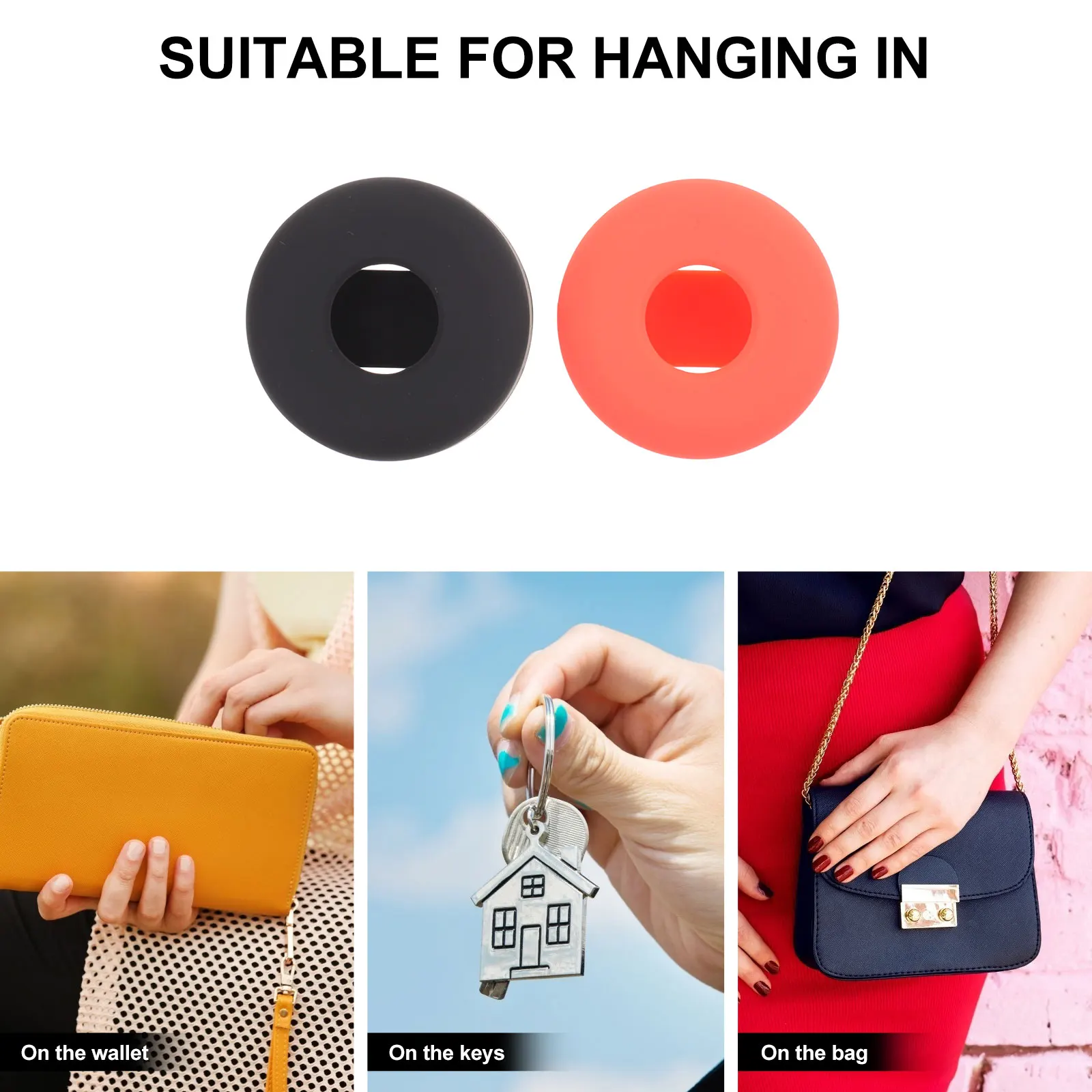 

2 Pcs Case Tracer Cover Outdoor Protective Track Anti-lost Silica Gel Silicone Tracker