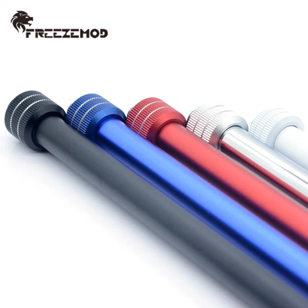 FREEZEMOD 50cm Aluminum Alloy Tube OD14MM Liquid Cooler Water Cooling Sandblasted Anode Metal Pipe Thinkness Multi SLYG-L14