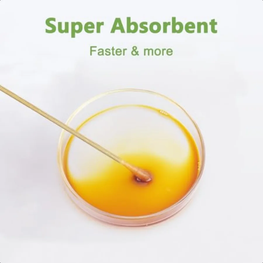 500 Count Bamboo Cotton Swabs 6Inch Length for Precise Application LintFree Tips Reusable Storage Case Versatile for Makeup Pow