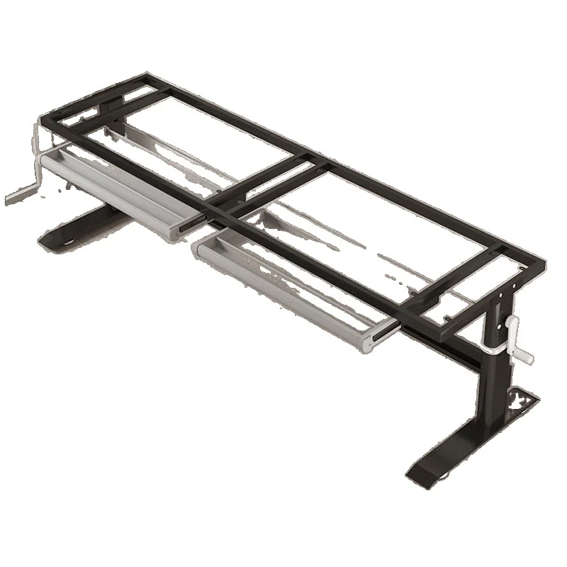 

Computer desk shelf table foot bracket lifting