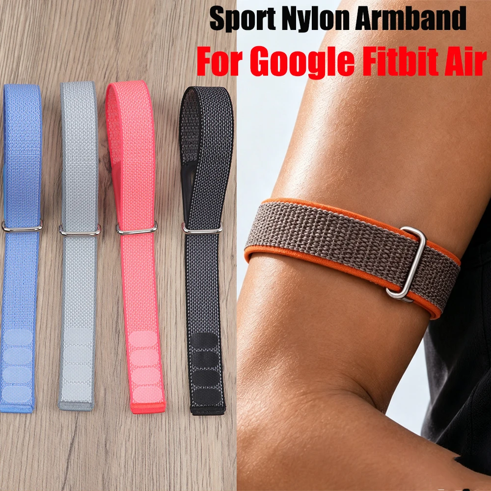 Für Google Fitbit Air Bizeps-Armband, Schnellverschluss, verstellbare Nylonschlaufe, Fitness-Tracker für Fitbit Air Zubehör