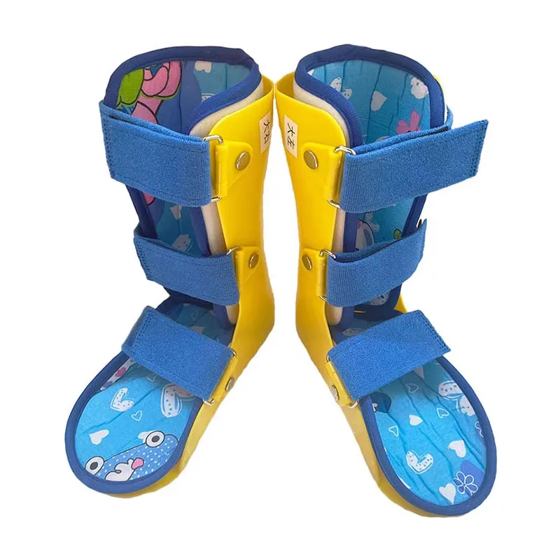 1Pair Kids Ankle Foot Sprains AFO Foot Brace-Child Foot Drop Orthosis-For Fracture Sprain Protector Ankle Fixing Splint