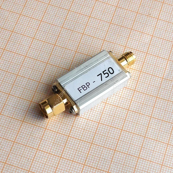 FBP-750   750 (720-790) MHz Bandpass Filter, Ultra-small Size, SMA Interface