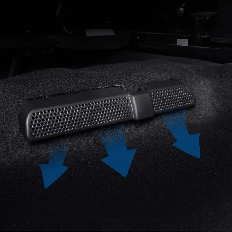 For Volkswagen VW Touran L 5T 2016~2023 Car Air Outlet Cover Exhaust Under Rear Seat Conditioner Ventilation Interior Accessorie 3