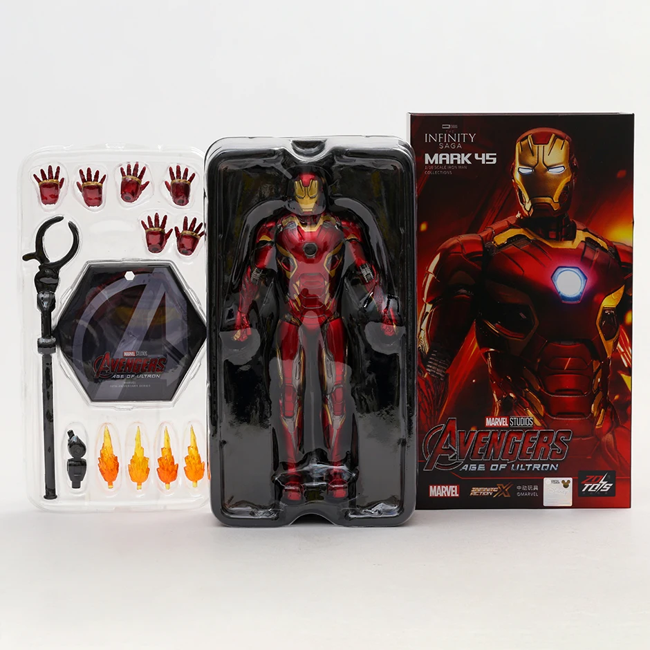 ZD Toys Iron Man Mark MK 1-7 17 21 42 43 45 46 85 Tony Stark
