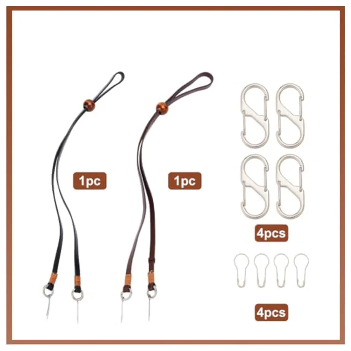 PU Leather Hood Strap, Adjustable Windproof Hood Drawstring, Windproof Hood Strap with Metal Clip, Detachable Strap