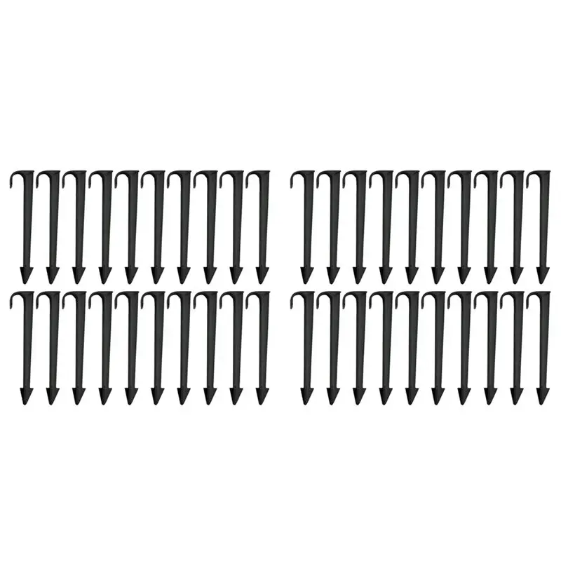 

ABGH-100PCS Набор фиксирующих стержней для заземления, анкеры для садовых ирригационных шлангов, кронштейны для крепления труб, держатели для садовых труб