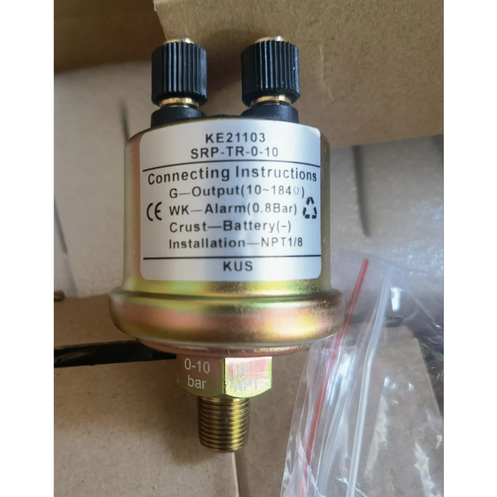 

Top Quality ！Oil Pressure Sensor KE21103 NPT-1/8 0-10Bar With Alarm Function