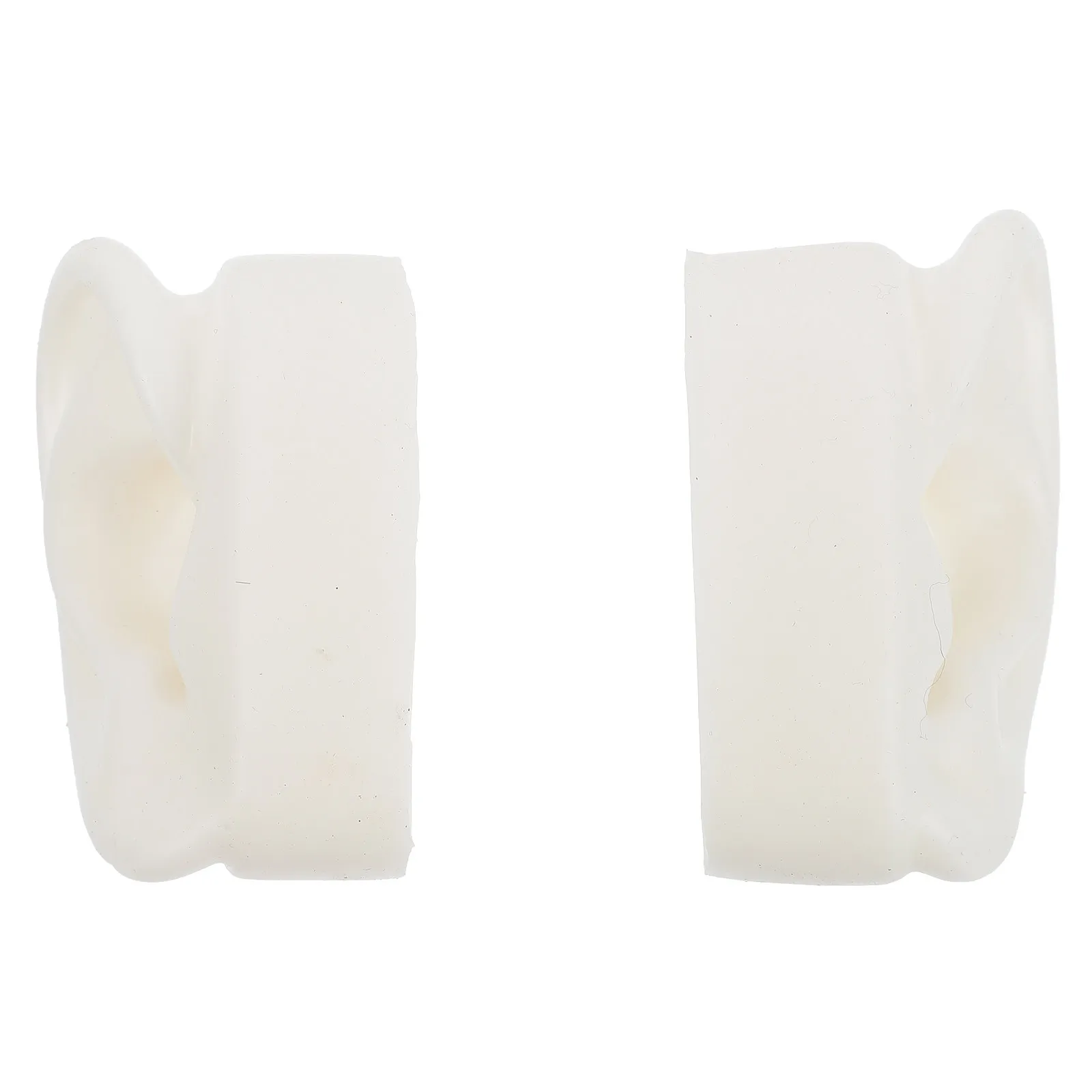1Pair Silicone Fake Ear Models High Quality Smooth Texture Simulation Human Ear Display for Piercing Practice Hearing Aid