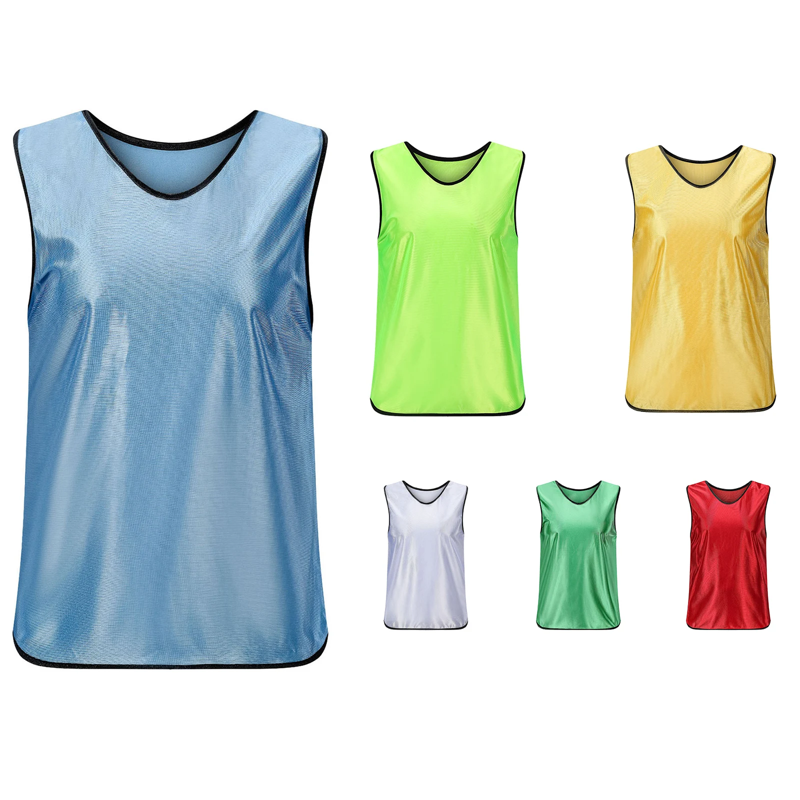 Maillots gilet de Football séchage rapide Pinnies de Football gilet de Football à séchage rapide gilets d'entraînement 40x56 cm maillot de basket-ball respirant